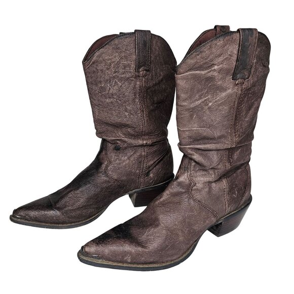 Crush Durango Womens Western Brown Leather Cowgirl Boots Size 7.5‎ UK EURO 39 - Picture 13 of 13